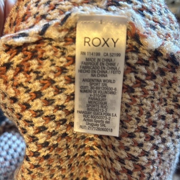 Roxy Women's Geometric Knit Cardigan - Picture 5 of 6
